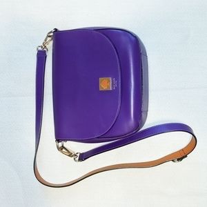 Kate Spade Purple Leather Crossbody Handbag